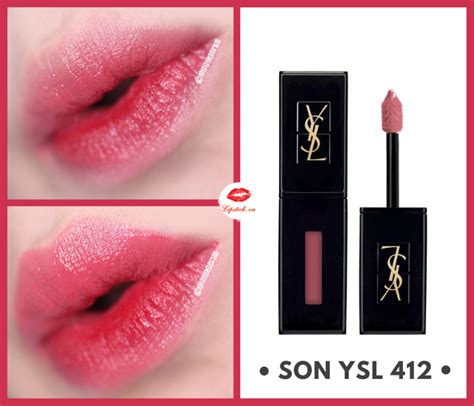 ysl lip stain red|YSL lip stain 412.